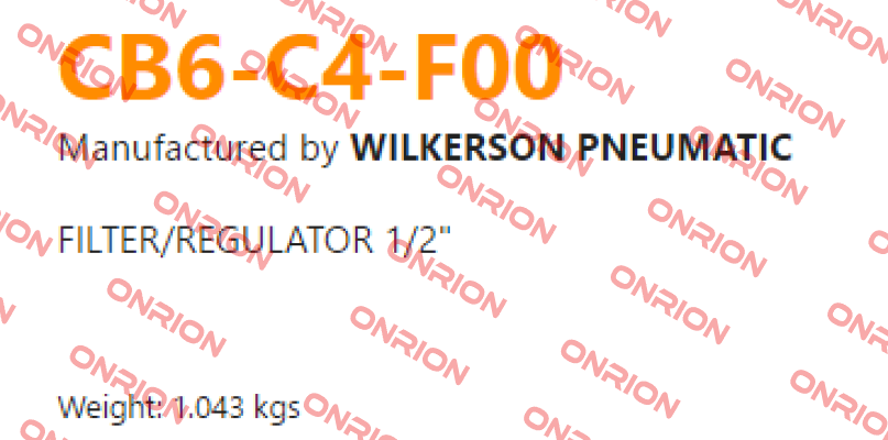 CB6-C4-F00 Wilkerson