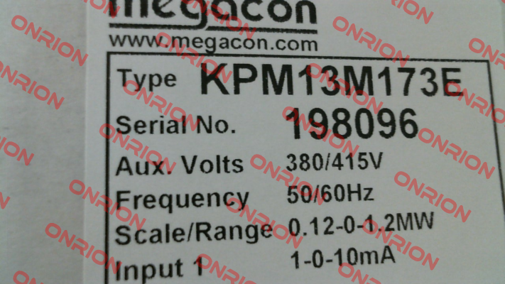 KPM13M173E Megacon