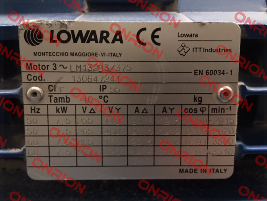 PLM132B3/375 IE2  Lowara