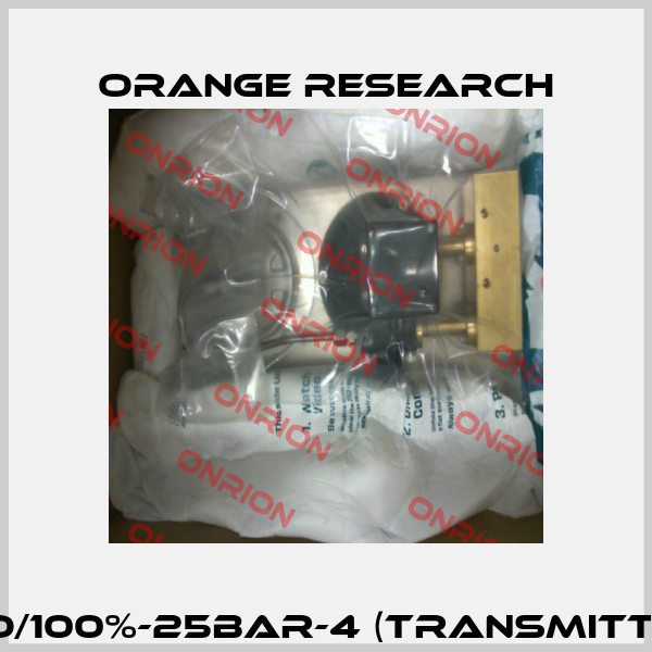4210A-2000mmH2O/100%-25bar-4 (transmitter), Buna for CO2 Orange Research