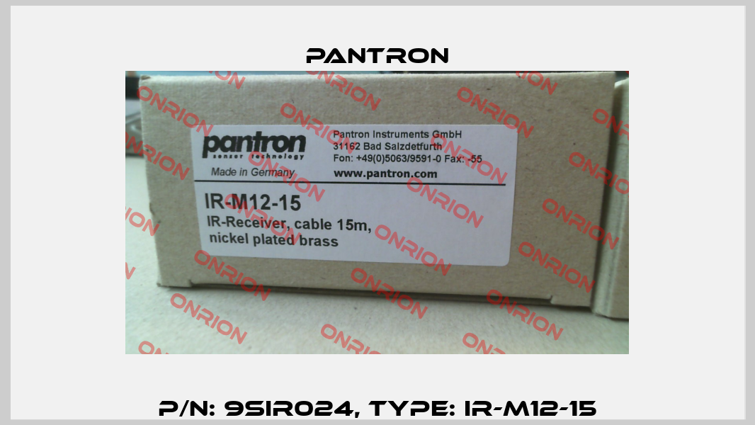 p/n: 9SIR024, Type: IR-M12-15 Pantron