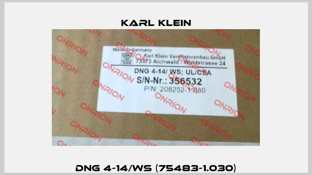DNG 4-14/WS (75483-1.030) Karl Klein