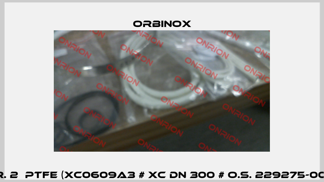 Nr. 2  PTFE (XC0609A3 # XC DN 300 # O.S. 229275-005) Orbinox