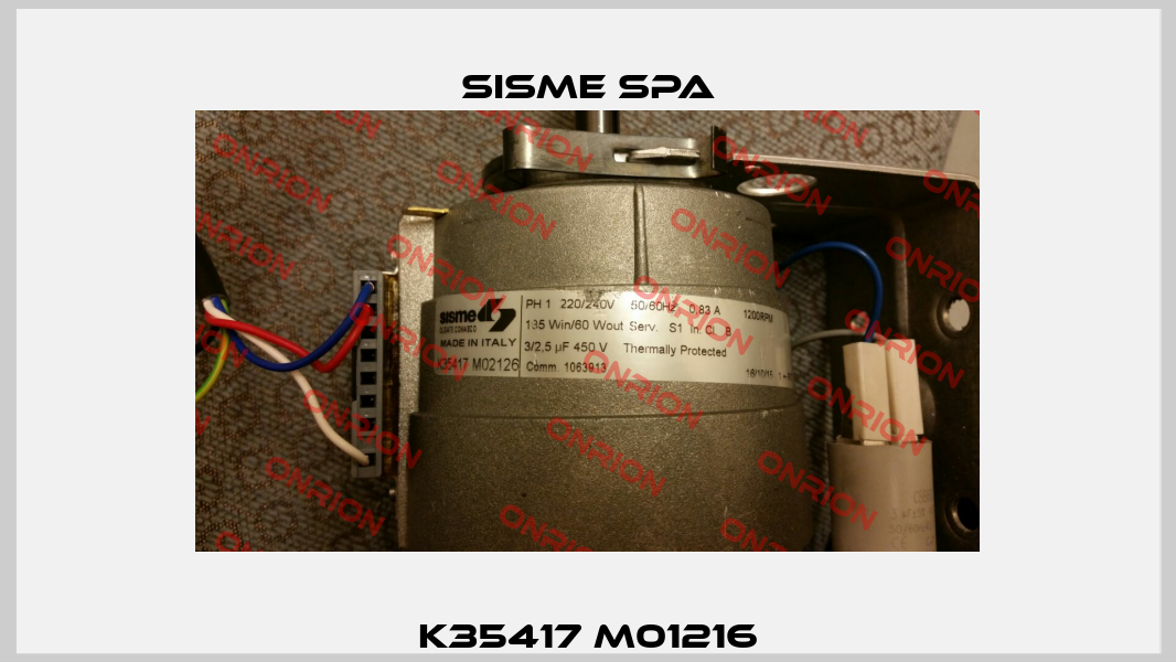 K35417 M01216 Sisme Spa