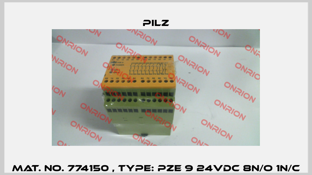 Mat. No. 774150 , Type: PZE 9 24VDC 8n/o 1n/c Pilz