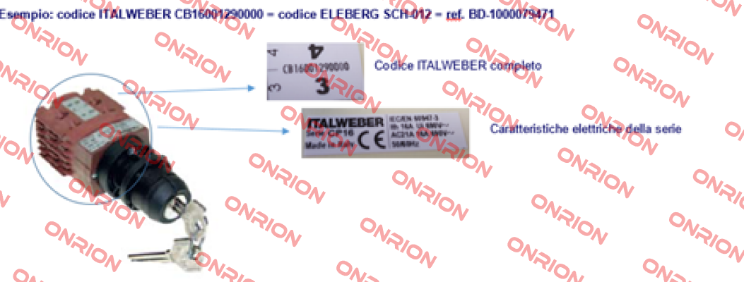 CTCB16001290000 Italweber Elettra