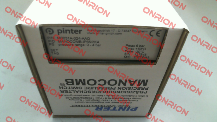 M0031A-024-AAO Pinter