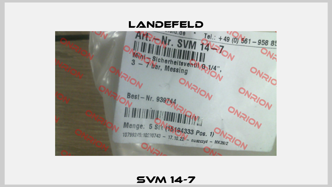 SVM 14-7 Landefeld