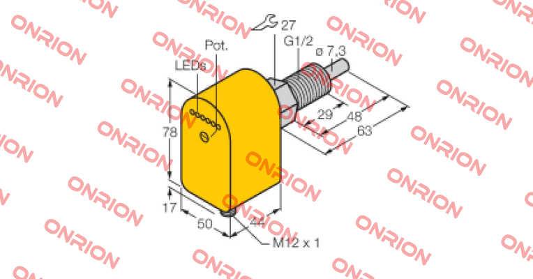 FCS-GL1/2A4P-LIX-H1141/V300 Turck