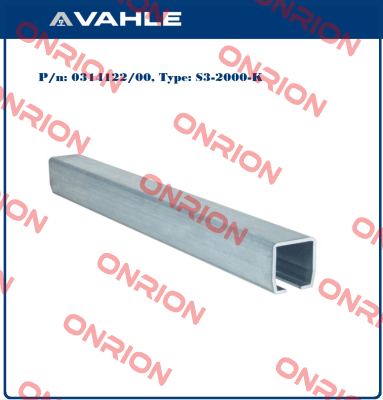 P/n: 0314122/00, Type: S3-2000-K Vahle