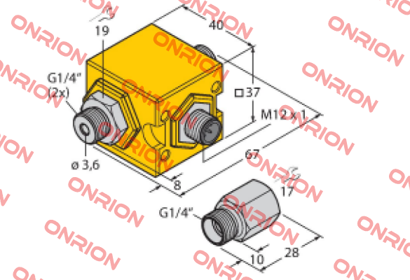 FCIC-G1/4A4P-LIL-H1141/1.0 Turck