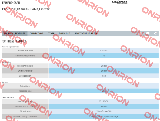 FAIH/00-0AAN Micro Detectors / Diell