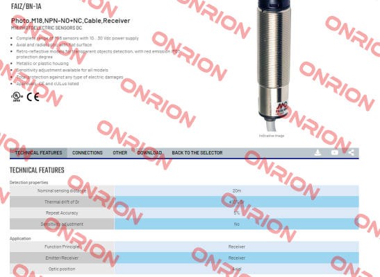 FAIZ/BN-1A Micro Detectors / Diell