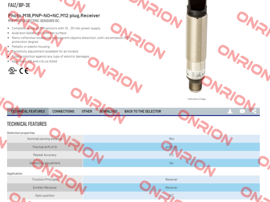 FAIZ/BP-3E Micro Detectors / Diell