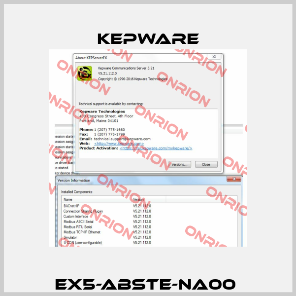 EX5-ABSTE-NA00  Kepware