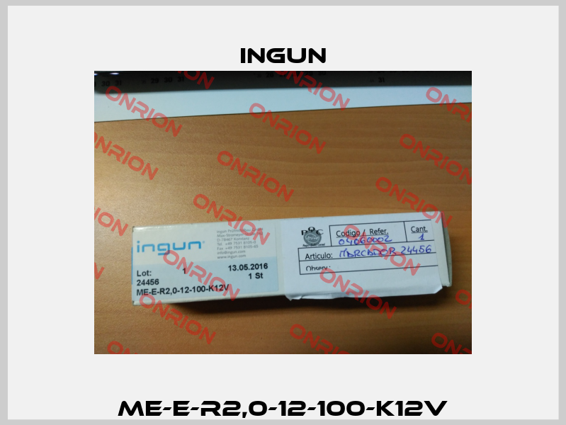 ME-E-R2,0-12-100-K12V Ingun
