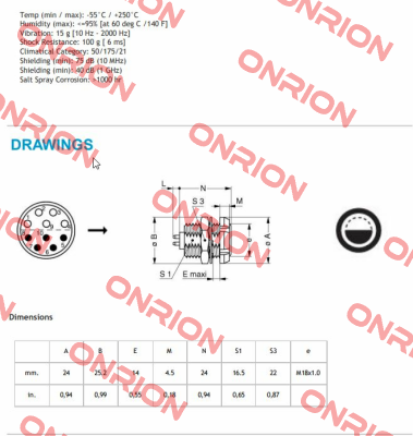 ECP.3S.310.CLN Lemo