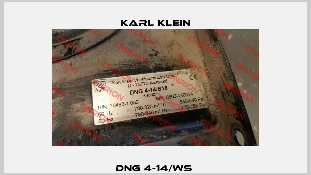 DNG 4-14/WS  Karl Klein