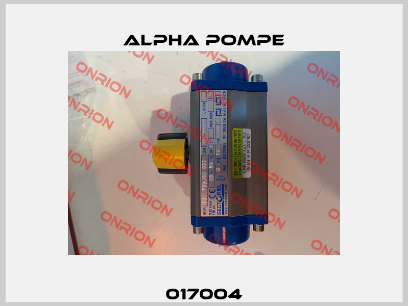 017004 Alpha Pompe