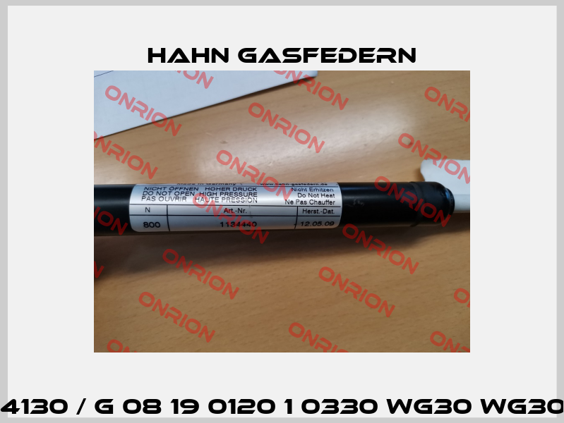 G08-19ST-34130 / G 08 19 0120 1 0330 WG30 WG30 00800N /5 Hahn Gasfedern