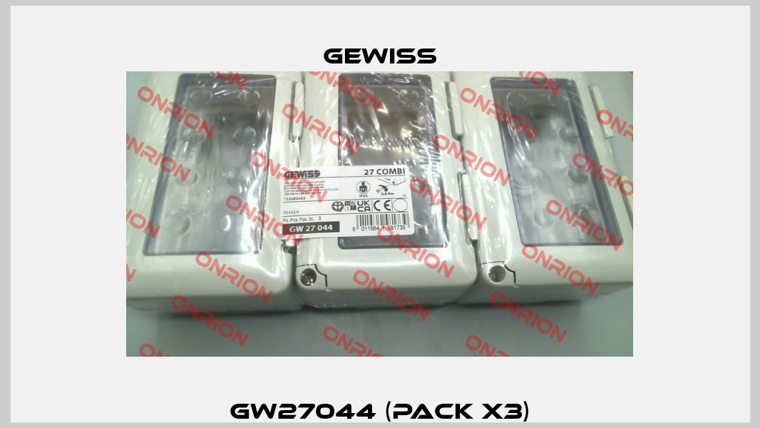 GW27044 (pack x3) Gewiss