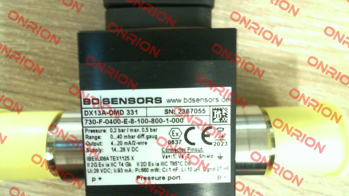 DMD 331 Code: 730-F-0400-E-8-100-800-1-000 Bd Sensors