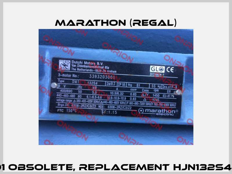 3393203001 obsolete, replacement HJN132S4E2U46 1001  Marathon (Regal)