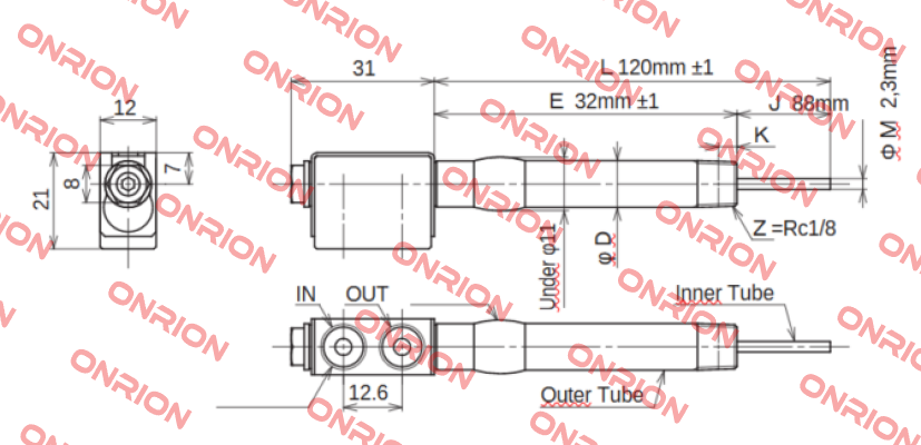 JC-KRM-10-L120-E32-J88-M2.3 Ahresty-tec