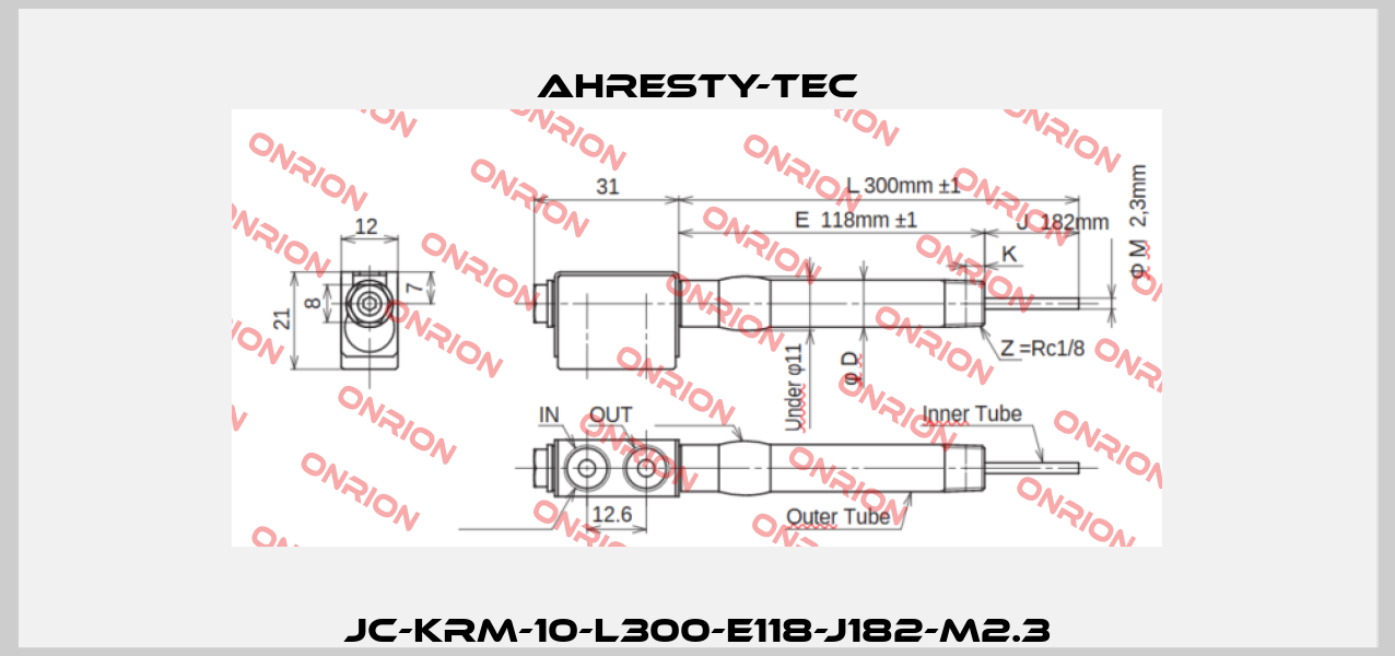 JC-KRM-10-L300-E118-J182-M2.3 Ahresty-tec
