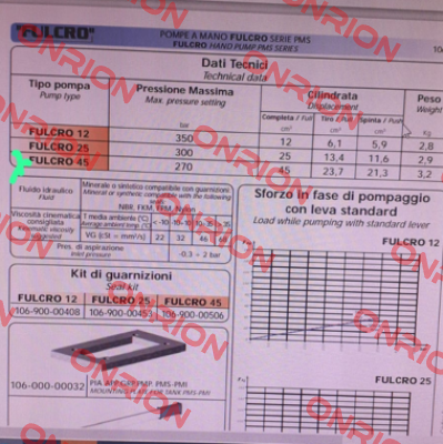 106-004-00029 OMFB Hydraulic