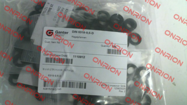 DIN 6319-9,6-D Elesa Ganter