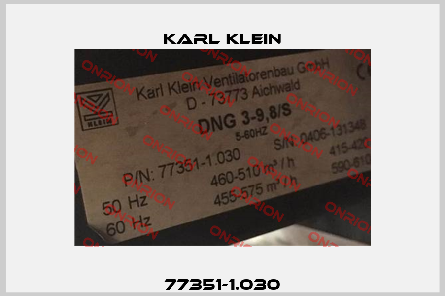 77351-1.030 Karl Klein