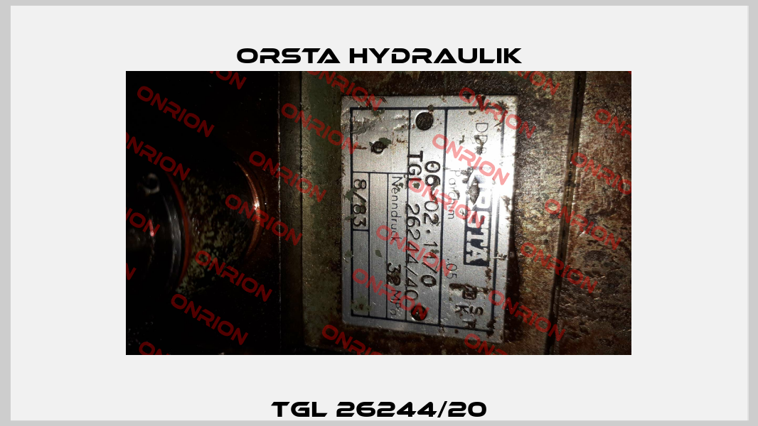 TGL 26244/20 Orsta Hydraulik