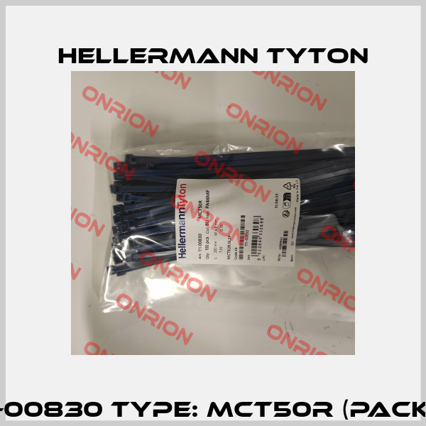 P/N: 111-00830 Type: MCT50R (pack 1x100) Hellermann Tyton