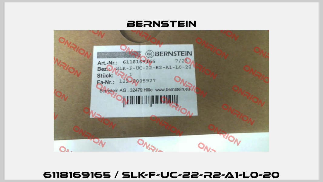 6118169165 / SLK-F-UC-22-R2-A1-L0-20 Bernstein